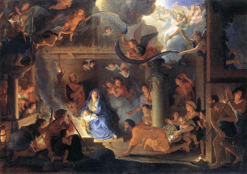 LE BRUN, Charles Adoration of the Shepherds sg